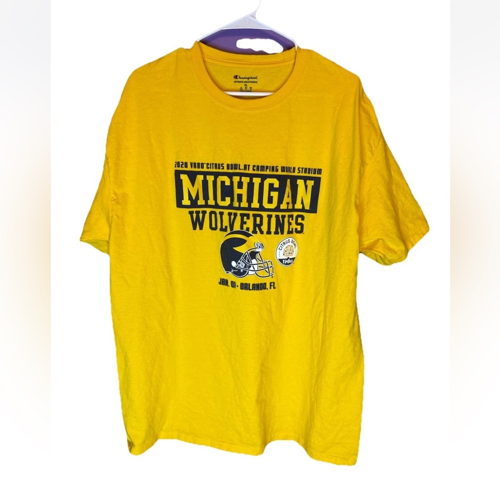 Champion Shirt Top Michigan Wolverines Size XL